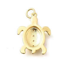Pendentif tortue + zircon