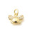 Pendentif oeil articulé + zircon vert
