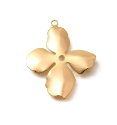 Pendentif grosse fleur 4 pétales