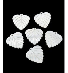 Pendentif nacre gros coeur