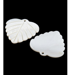 Pendentif nacre gros coeur