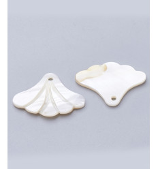 Pendentif nacre gros coeur