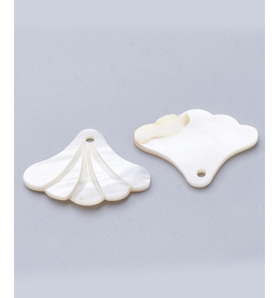 Pendentif nacre gros coeur