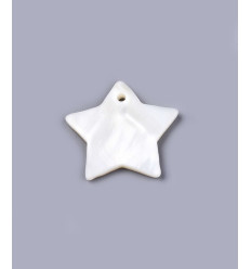 Pendentif nacre gros coeur
