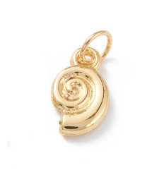 Pendentif coquille d'escargot