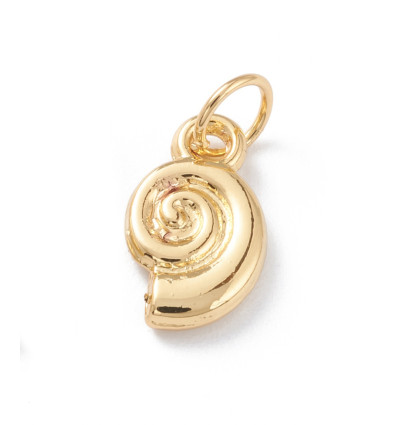 Pendentif oeil articulé + zircon vert