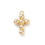 Pendentif oeil articulé + zircon vert