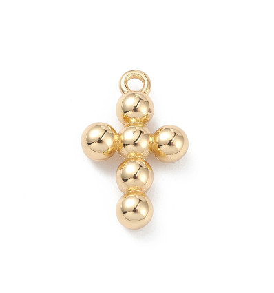 Pendentif oeil articulé + zircon vert