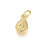 Pendentif oeil articulé + zircon vert