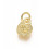 Pendentif oeil articulé + zircon vert