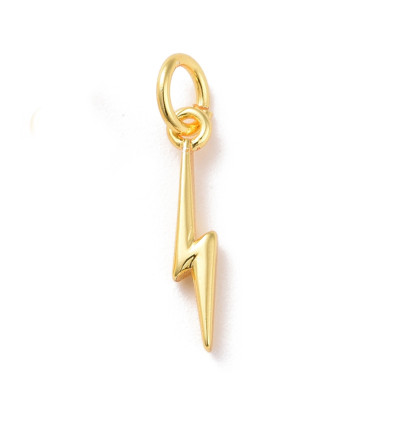 Pendentif oeil articulé + zircon vert