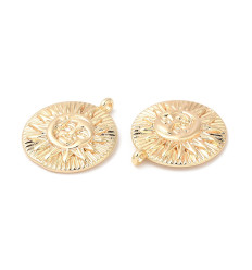 Pendentif médaille soleil/lune