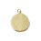 Pendentif oeil articulé + zircon vert