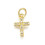 Pendentif petite croix + zircon