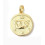 Pendentif oeil articulé + zircon vert