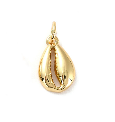 Pendentif oeil articulé + zircon vert