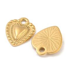 Pendentif médaille coeur