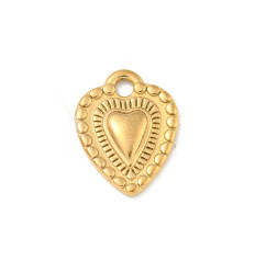 Pendentif médaille coeur