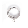 Dormeuses acier inoxydable (1paire)