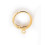 Dormeuses ronde en acier (1paire)