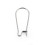 Créole ovale acier inoxydable (1paire)