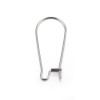 Créole ovale acier inoxydable (1paire)