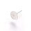 clou d'oreille avec plateau en acier