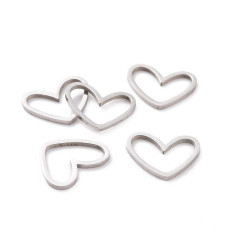anneaux coeur soudé