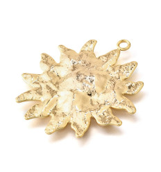 Pendentif soleil martelé