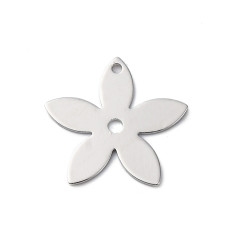 Pendentif oeil articulé + zircon vert