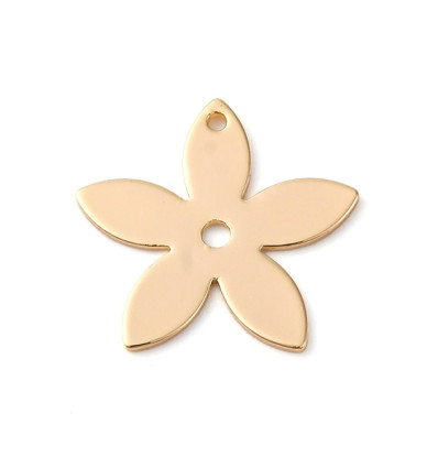 Pendentif oeil articulé + zircon vert