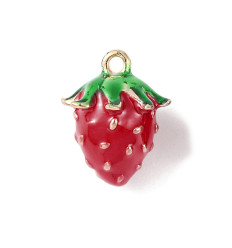 Pendentif oeil articulé + zircon vert