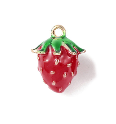 Pendentif oeil articulé + zircon vert