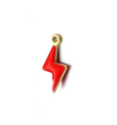Pendentif éclair émaillé