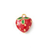 Pendentif oeil articulé + zircon vert