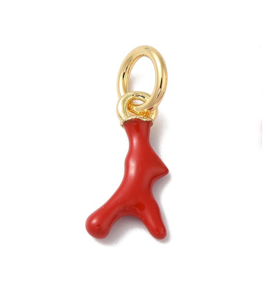 Pendentif oeil articulé + zircon vert