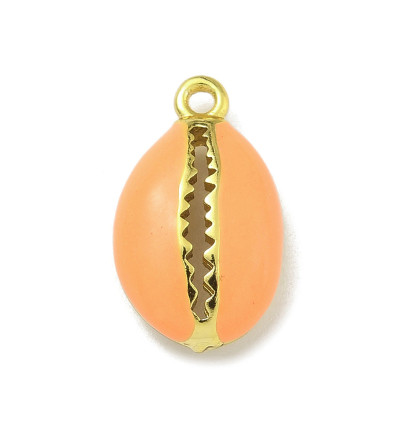 Pendentif oeil articulé + zircon vert