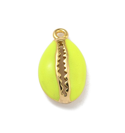 Pendentif oeil articulé + zircon vert