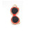Pendentif oeil articulé + zircon vert