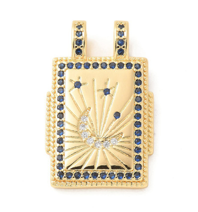 Pendentif plaque lune