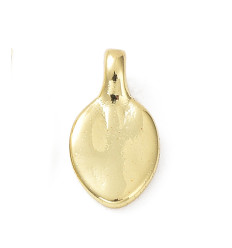 Pendentif oeil articulé + zircon vert