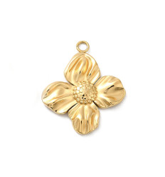 Pendentif fleurs 4 pétales