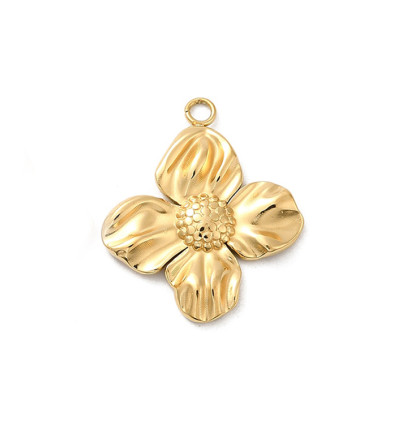 Pendentif fleurs 4 pétales