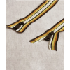 15 cm - zip non séparable lurex