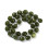 10mm - jade teinté ovale à facette - Chapelet pierre