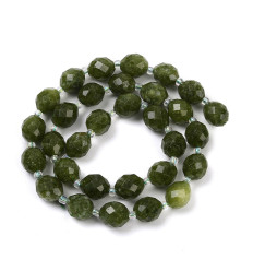 Chapelet pierre - jade teinté 4mm