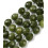 10mm - jade teinté ovale à facette - Chapelet pierre