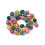 10mm - jade teinté ovale à facette - Chapelet pierre