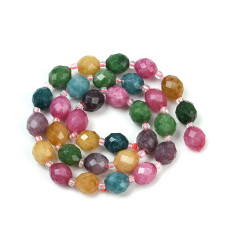 Chapelet pierre - jade teinté 4mm