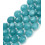 10mm - jade teinté ovale à facette - Chapelet pierre